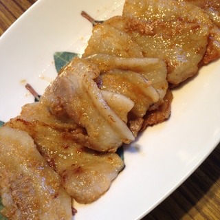 豚バラ肉のハチミツ醤油浸け焼き